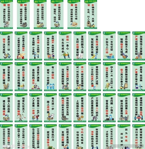 企業(yè)標(biāo)語 6s標(biāo)語設(shè)計圖 dm宣傳單