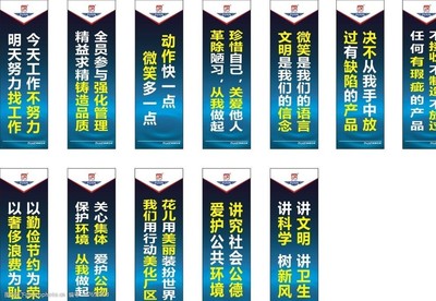 廠區宣傳KT板圖片與企業標語 視覺形象與企業文化的完美融合